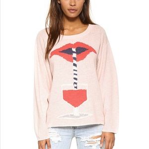 NWOT “suck it up” Wildfox sweater